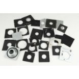 A Good Selection of Camera Lens Boards,