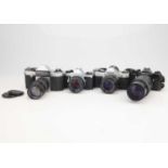 A Selection of Four 35mm SLR Cameras,