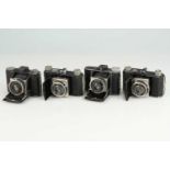Four 35mm Folding Cameras,