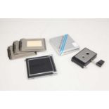 A Hasselblad Cut Film Back and Accessories,