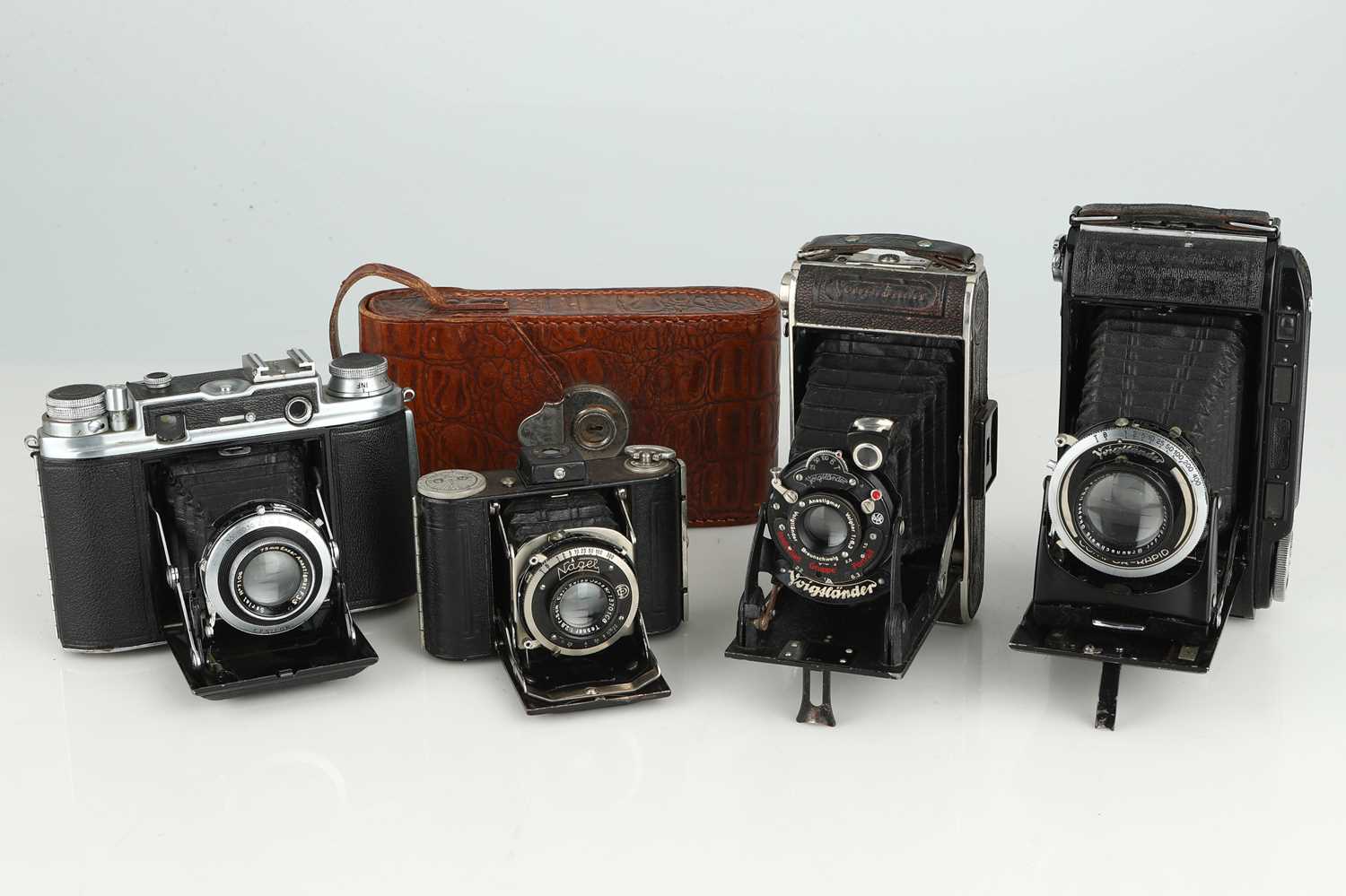A Selection of Four Medium Format Folding Cameras,