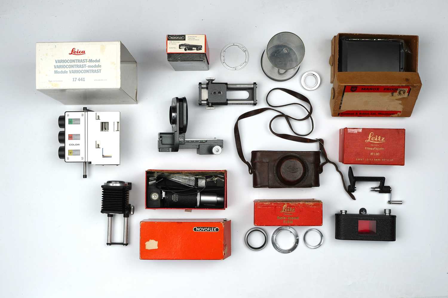 A Selection of Leitz Photographic Accessories,