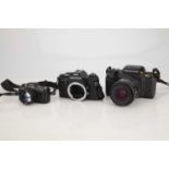 A Selection of Pentax Cameras and Accessories,
