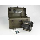 A Graflex Speed Graphic Large Format Camera and Military C-6 Case,
