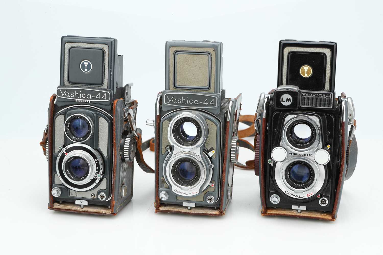 Three Yashica 4x4 TLR Cameras,