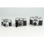 A Selection of Three 35mm Film Cameras,