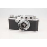 A Leica IIIa 35mm Rangefinder Camera,