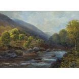 A Highland River, Watercolour by Samuel Bourne (1834-1912),