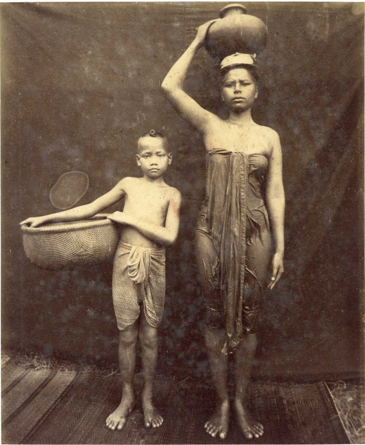 An Early Albumen Print, Indochina,