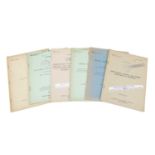 An Collection of 6 WWII Restricted British Intelligence Reports,