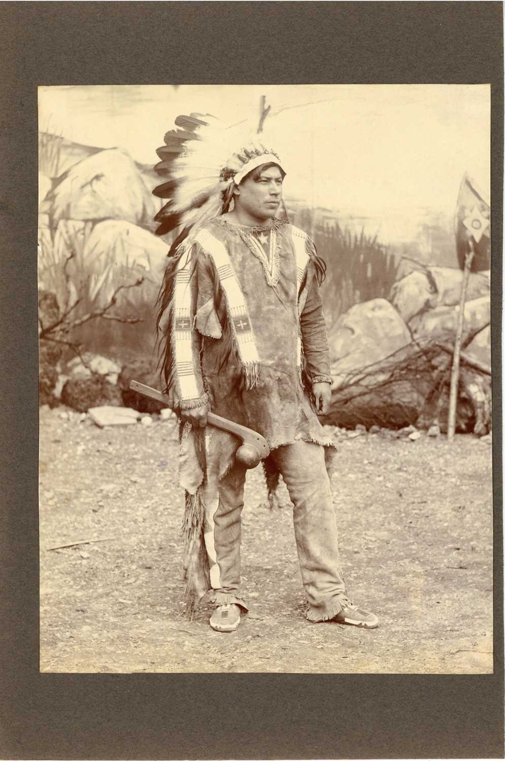 Portrait of a Native American,