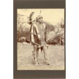 Portrait of a Native American,