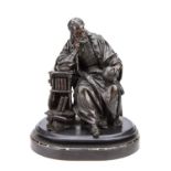 A Highly Detailed Victorian Bronze Figure of Mercator,