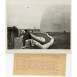 Two Soviet Press Photographs, 1930's Accent to the Stratosphere,