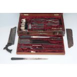 A Large Cased Set of Surgical Instruments,