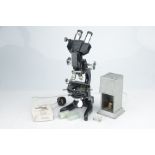 A W. Watson & Sons High Power Binocular Microscope,