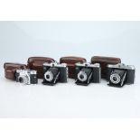 * A Selection of Four Film Cameras,