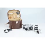 * A Voigtlander Vitessa T 35mm Rangefinder Outfit,