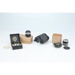 A Mixed Selection of Optics and Lenses,