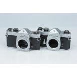 Two Pentax 35mm SLR Cameras,
