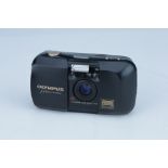 An Olympus Mju Panorama 35mm Compact Camera,