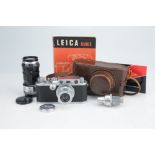 A Leica III Rangefinder Camera Outfit,