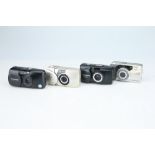* A Selection of Olympus 35mm Compact Cameras,