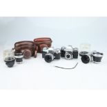 * A Zeiss Ikon Contaflex Outfit,