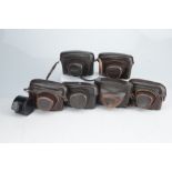 * A Selection of Six Leica Ever Ready Cases,