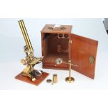 A Society of Arts Brass Microscope,