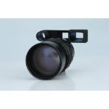 A Leica Elmarit 135mm f/2.8 Lens With Goggles,