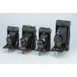 A Selection of Four Kodak Folding Cameras,