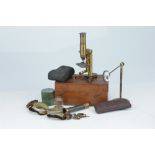 A Small French Compound Microscope etc,