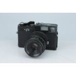 * A Fujica G 690 BLP Medium Format Rangefinder Camera,