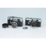 Two Canon 35mm Rangefinder Cameras,