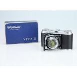* A Voigtlander Vito II 35mm Camera,
