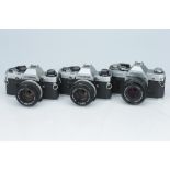 A Selection of Three 35mm SLR Cameras,