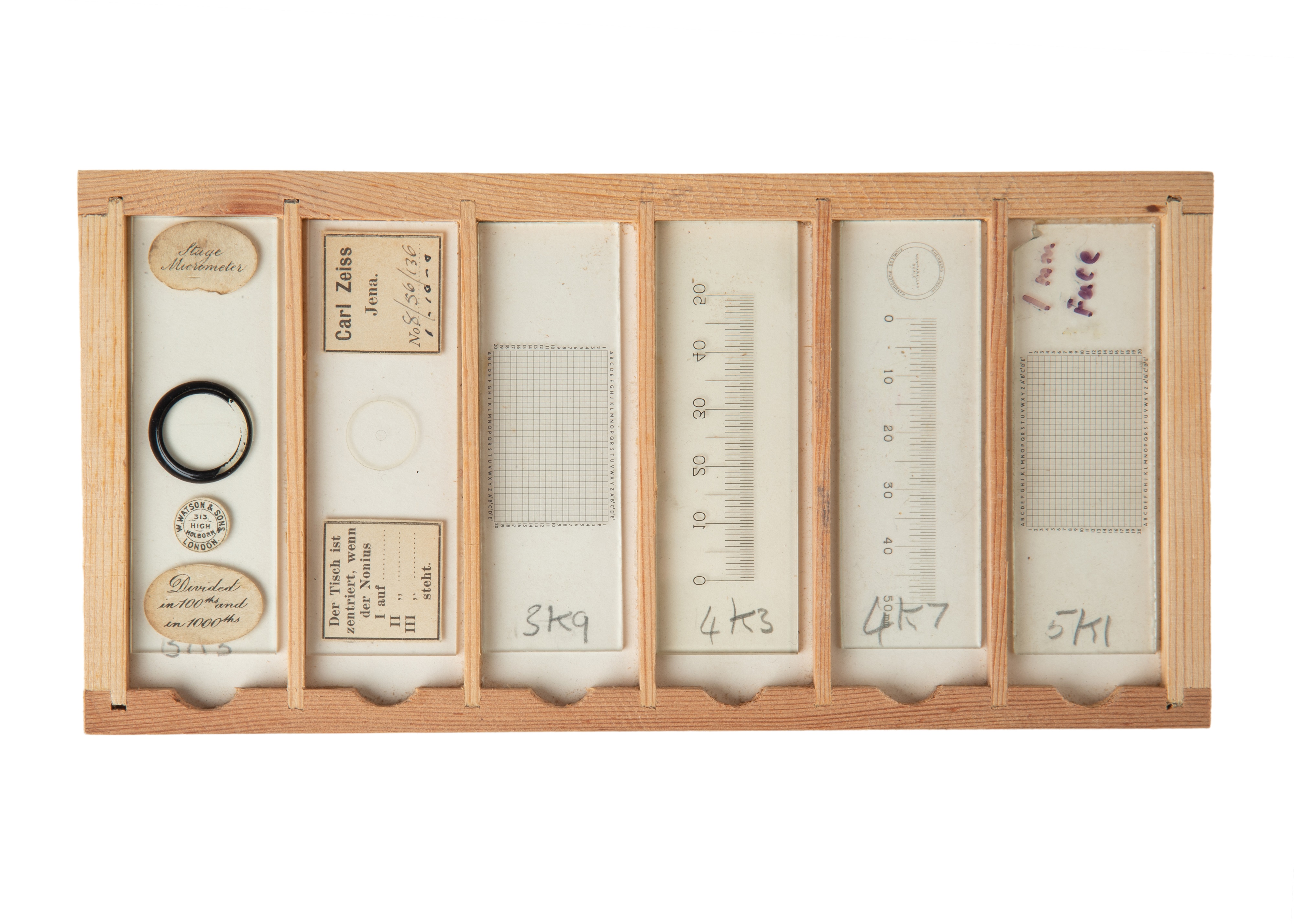 A Large Collection of Microscope Slide Micrometers; - Image 4 of 11