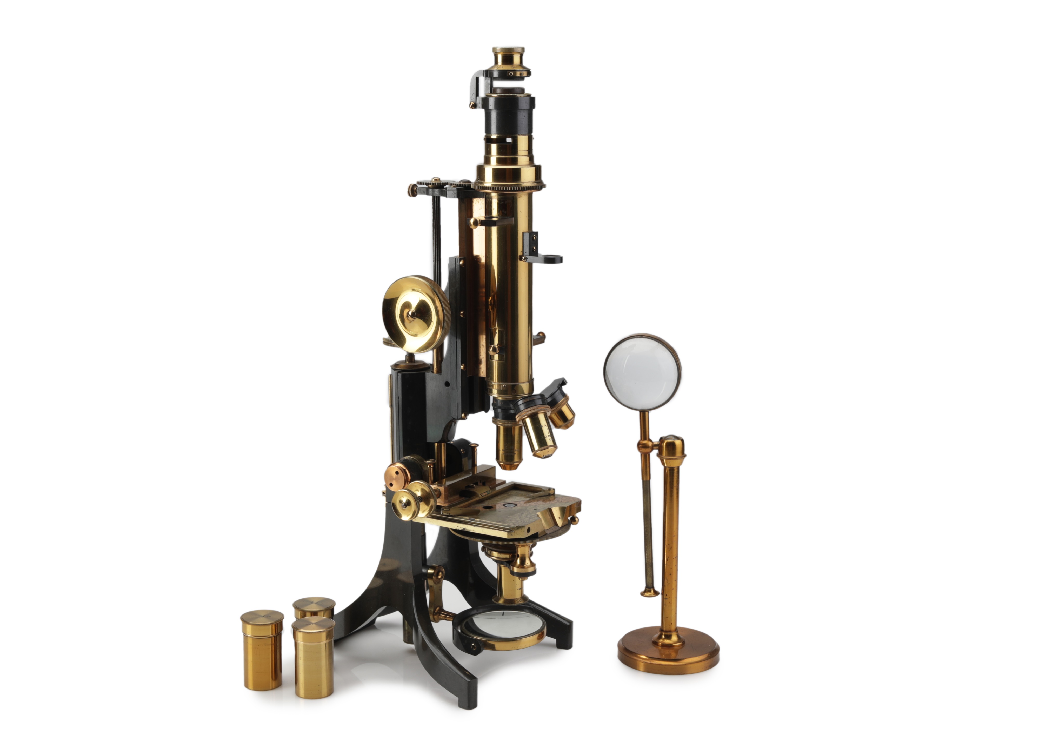 A Large 'Dick' Petrological Microscope, Swift & Sons, London, - Image 2 of 5