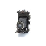 A Voigtlander Prominent 6x9 Rangefinder Camera,