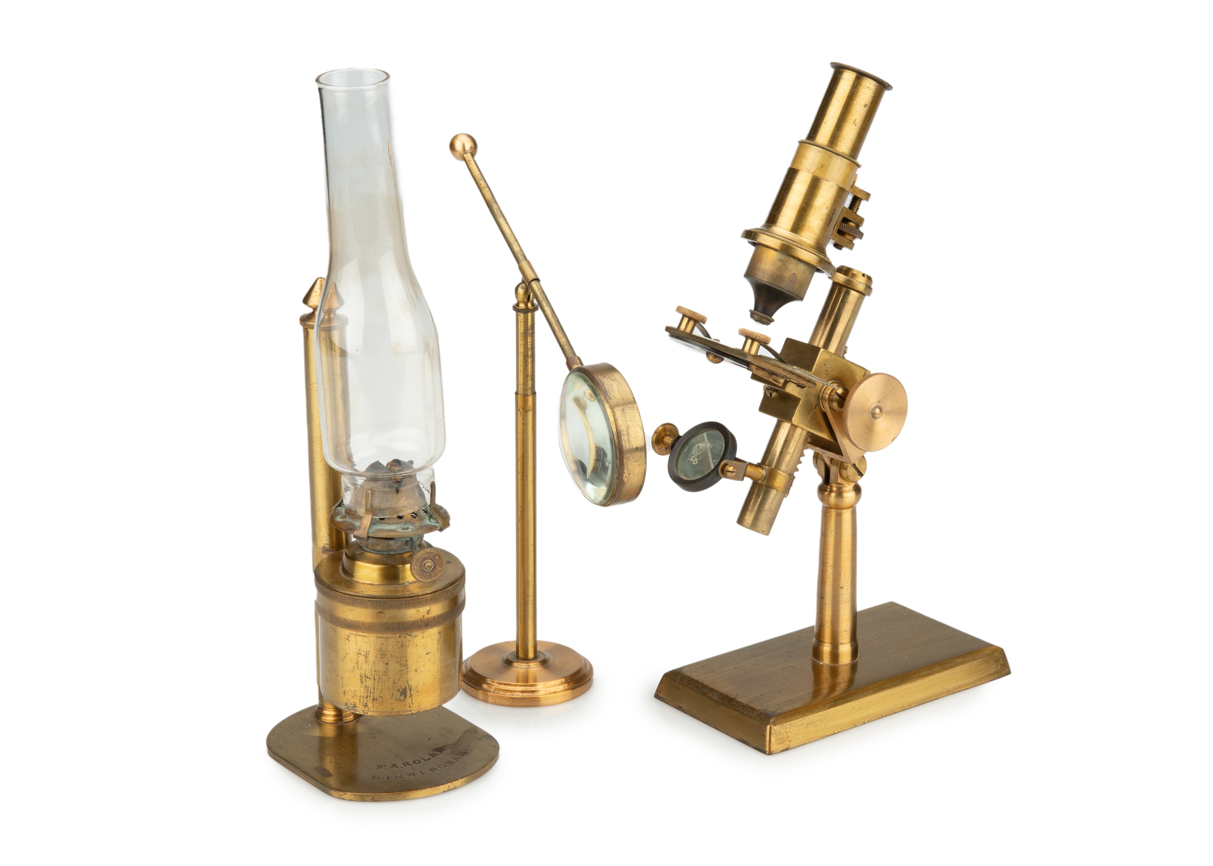 A Well Made Microscope By Rolan, Birmingham,