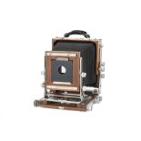 A Shen Hao HZX57-IIA 5x7" Large Format Field Camera,