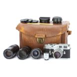 Wilhelm Rauh's Leica M3 SS Rangefinder Outfit,