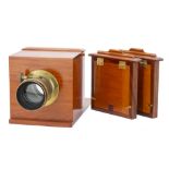 A Replica Daguerreotype Sliding Box Camera,