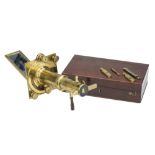 A Fine 18th Century Solar Microscope By W & S Jones, London,