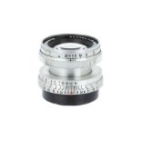 A Carl Zeiss Jena Sonnar T f/2 50mm Lens,
