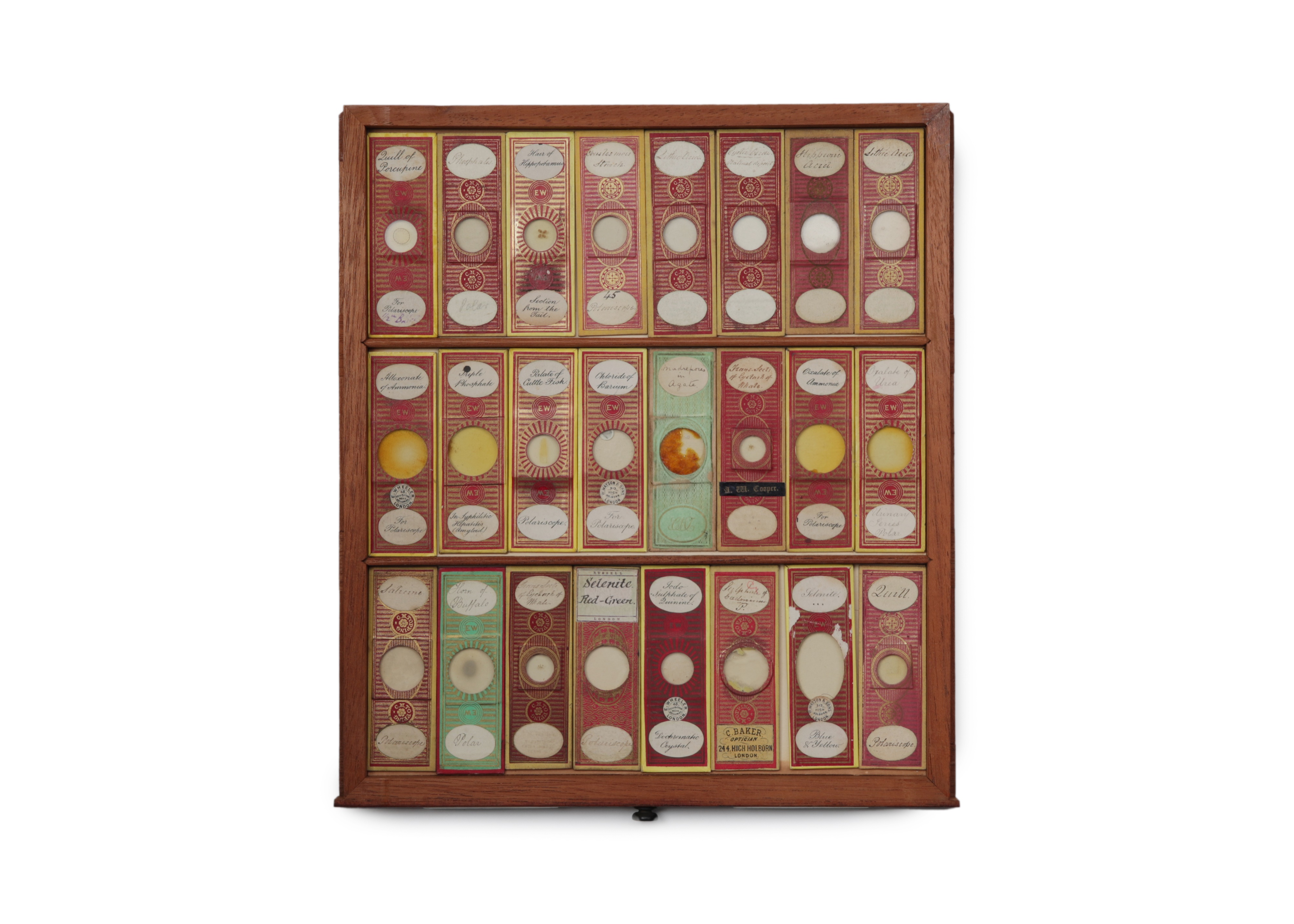 A Large Victorian Cabinet of Microscope Slides, - Image 9 of 20