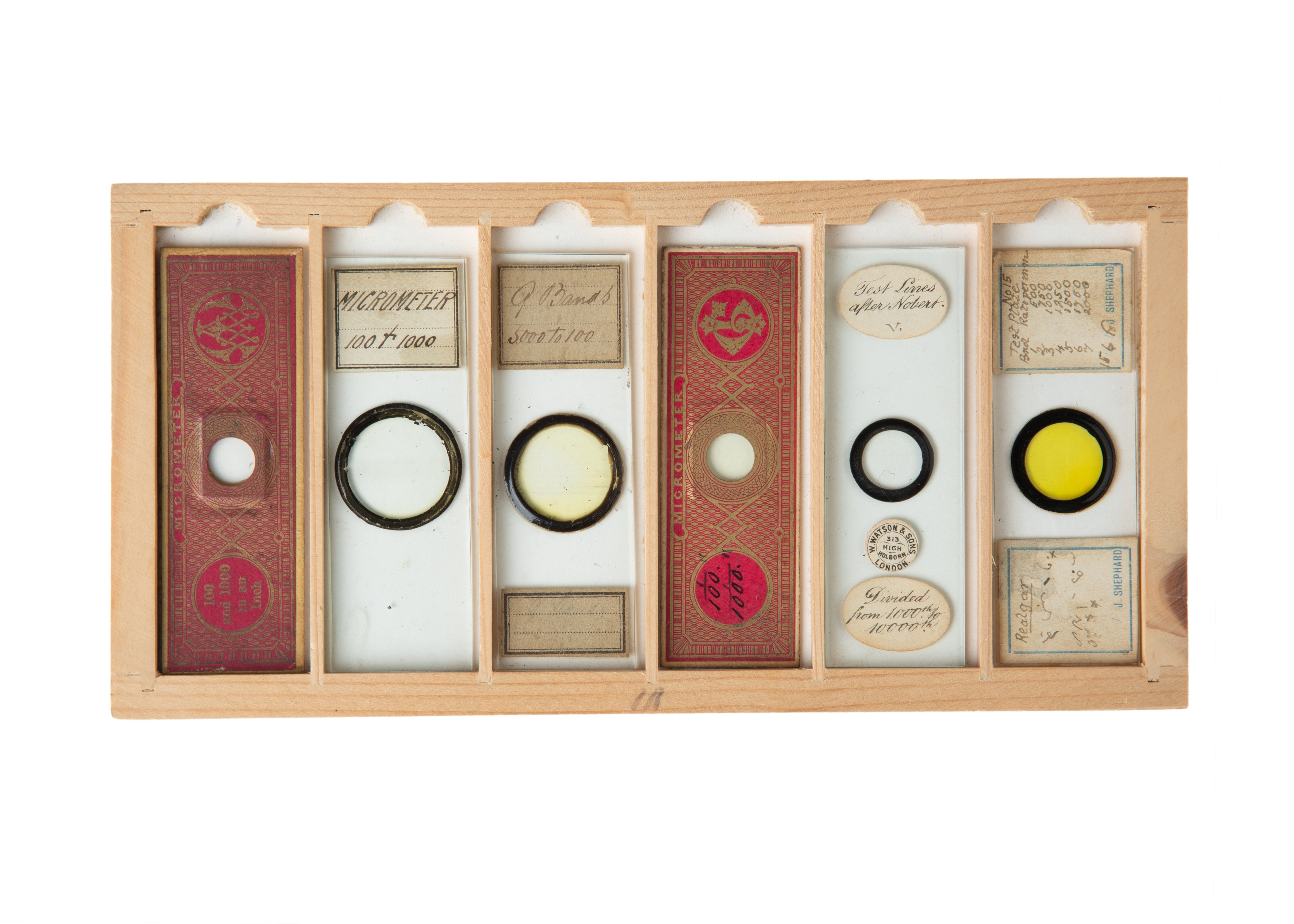 A Large Collection of Microscope Slide Micrometers; - Image 3 of 11