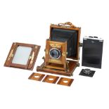 A John Nesbitt 7x5" Large Format Field Camera Camera,