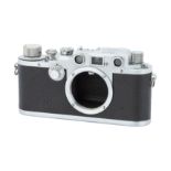 A Leica IIIc K Half Ball Race Rangefinder Body,